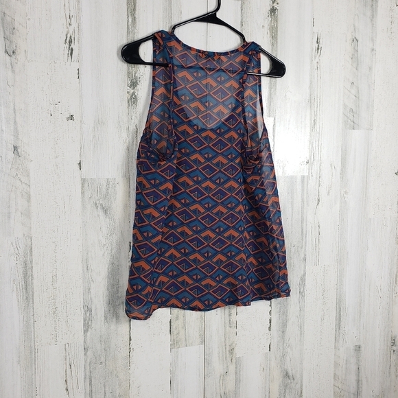 3/$15 Mine| sheer tank top size large - Picture 2 of 8